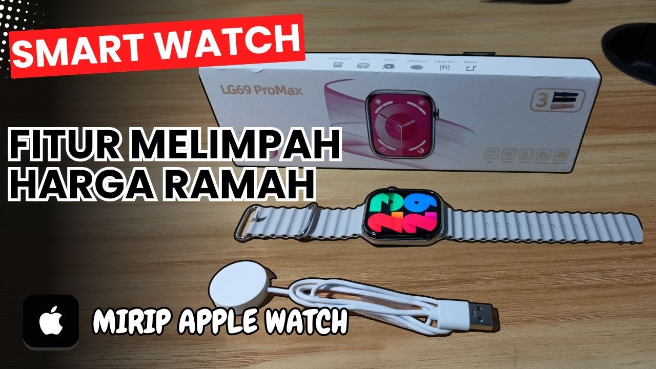 Wiselion Smart Watch LG69 ProMAX // Mirip Apple Watch dengan Fitur ...