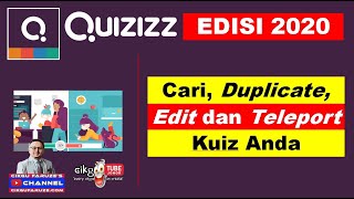 Quizizz Edisi 2020 - Cari dan Duplicate Serta Edit Kuiz