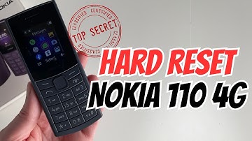 How to Hard Reset Nokia 110 4G Secret Code