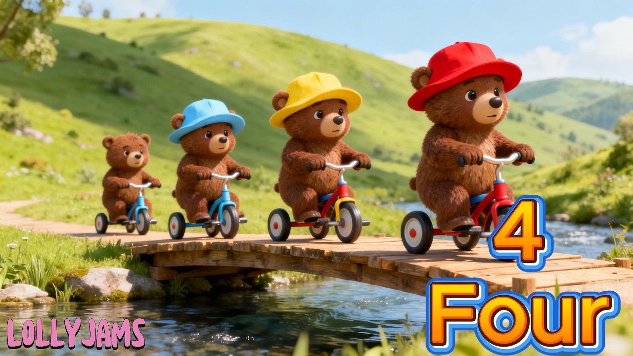 Five Little Bears 🐻 | Counting Song for Kids (1–5 Fun!) - YouTube