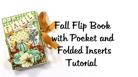 Easy Vintage  Fall Thanksgiving Holiday Flip Book Memory Keeping Polly