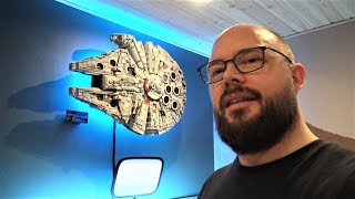 How to wall mount Millennium Falcon - LEGO 75192(Danish)