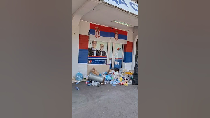 U Novom Sadu bacaju smeće ispred sns prostorija