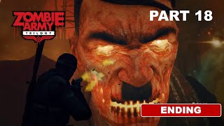 Zombie Army Trilogy Gameplay Part 18 Ending Hitler Boss Fight Full Game
