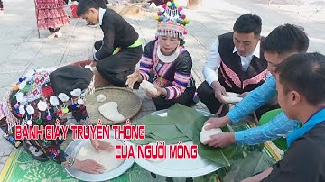 ĐIỆN BIÊN - Bánh giầy truyền thống của người Mông | Ẩm thực Điện Biên (Ngày 12-2-2023)