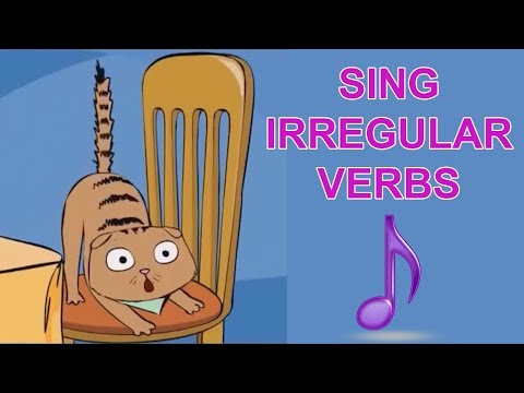 SING Irregular Verbs | ENGLISH FOR CHILDREN