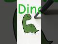 Dino #drawing #dino #simple #illustration #art