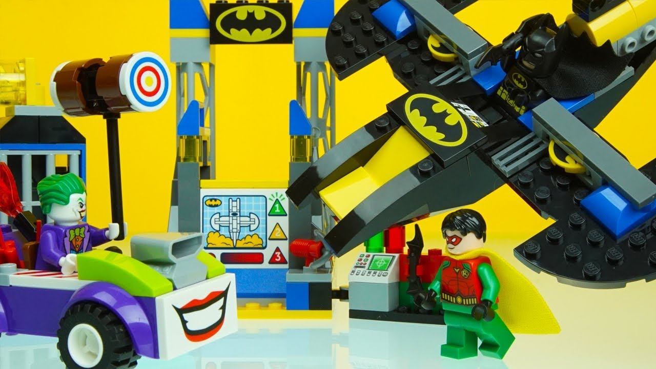 BATMAN vs JOKER in NEW BATWING lego batman toy superhero video
