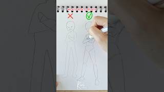 How to draw body: confident pose #anime #draw #pose #howtodraw