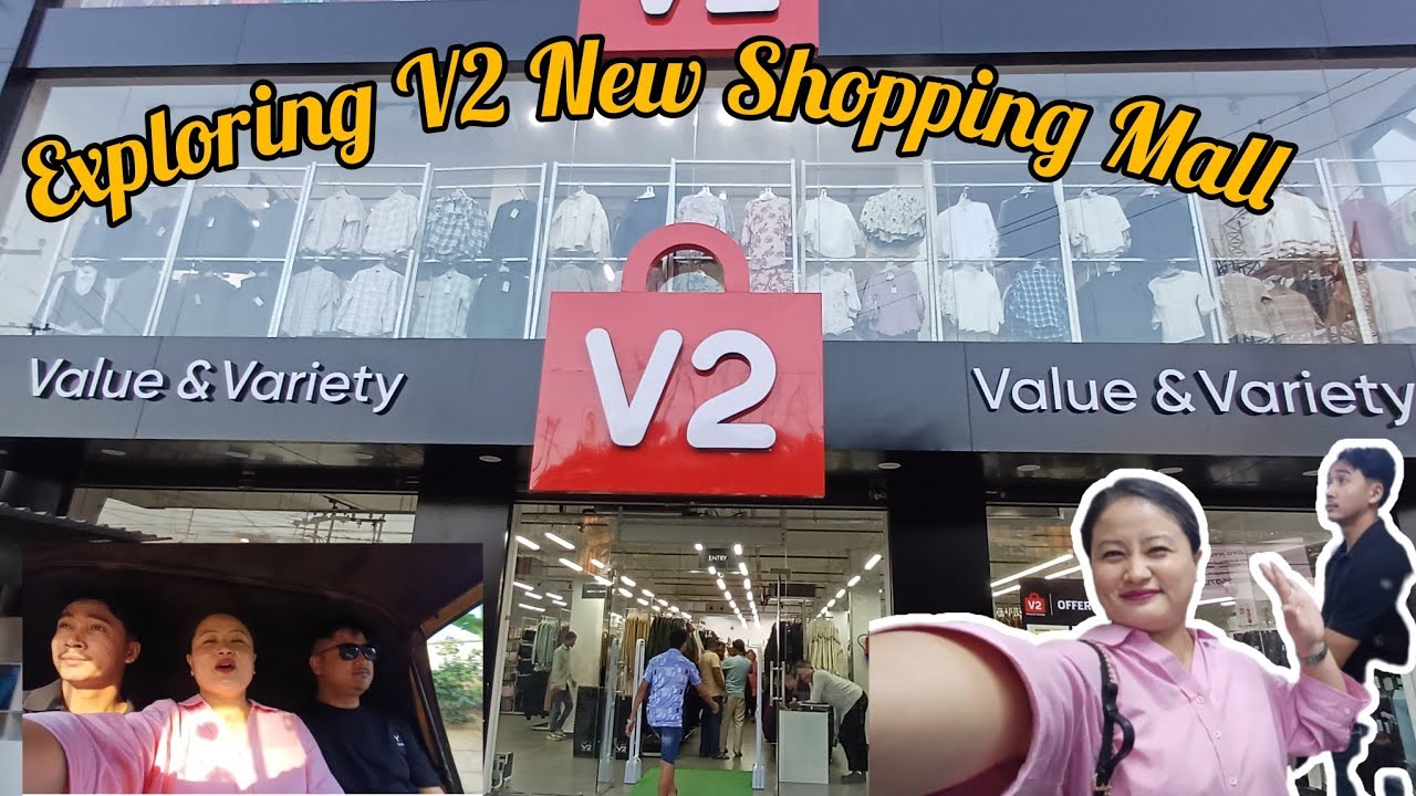Впервые посещаю новый торговый центр V2 в Димапуре, Нагаленд (Сити Тауэр) 😇🧡