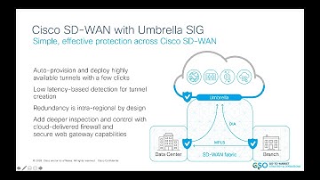 Cisco SD-WAN: Umbrella Secure Internet Gateway