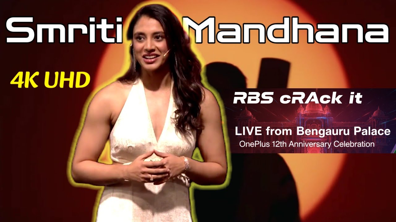 4K Smriti Mandhana Remastered 