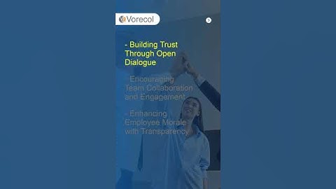 Transparent internal communication builds trust, collaboration, and a positive work climate.