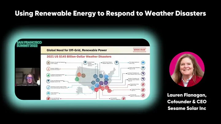 Lauren Flanagan: Using Renewable Energy to Respond to Weather Disasters