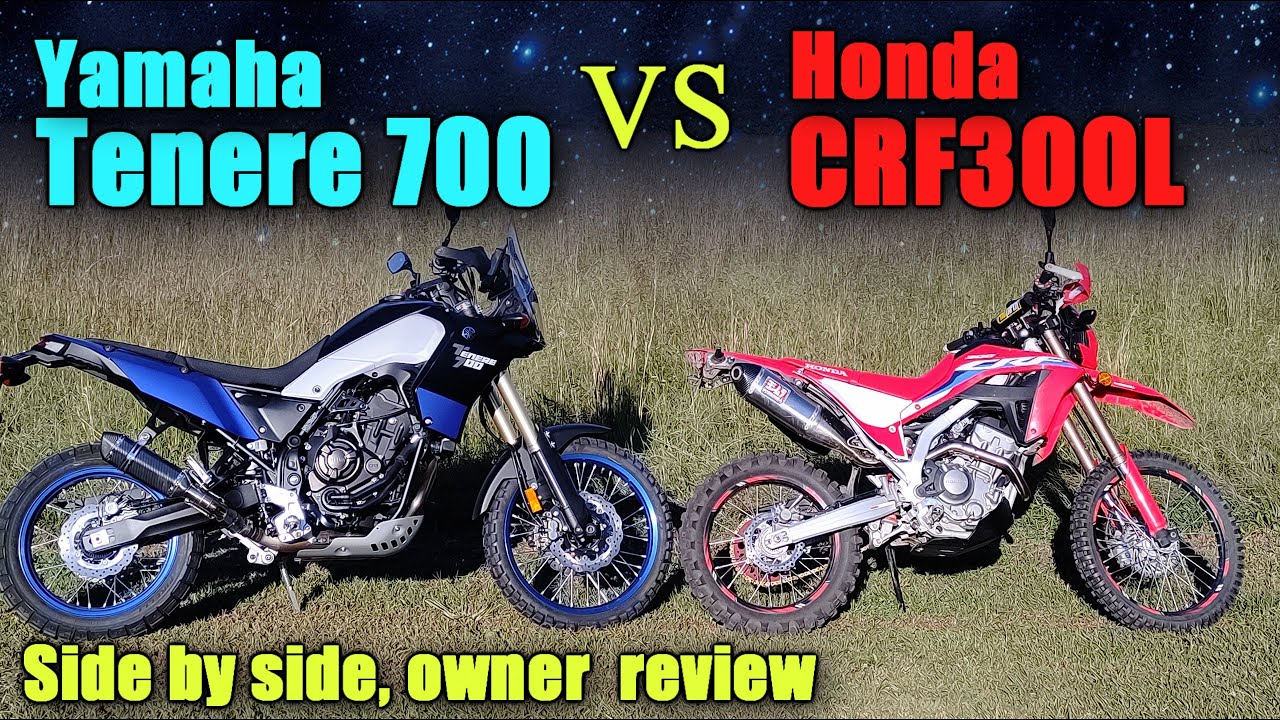 Обзор и сравнение Honda CRF300L и Tenere 700 — какой мотоцикл лучше всего подходит для вашего дво...