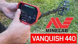 Minelab Vanquish 440 Detector de Oro Metales Tesoro Paraguay