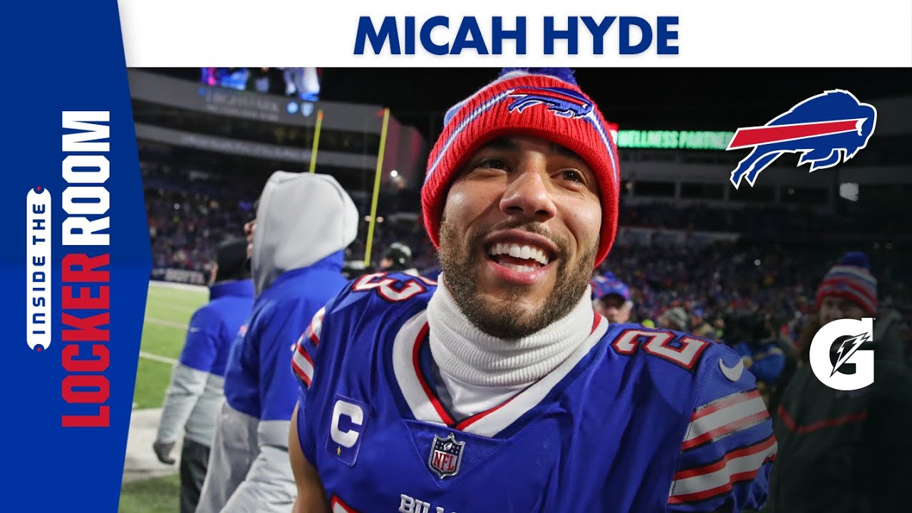 Micah Hyde Speaks to Media Before Playoff Game With Patriots | Buffalo Bills