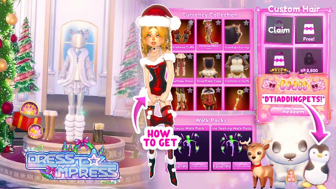 sachin and babi light blue dress All NEW Winter SECRETS, Codes, & ITEMS in Dress To Impress Update Trailer!  ☃️❄️