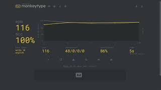 116 WPM Keyboard Typing Speed Look #typingchallenge #typingtest #typingspeed