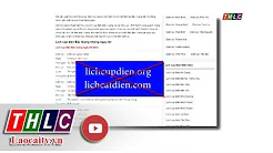 Xuất hiện website thông tin sai về lịch cắt điện | THLC thumbnail