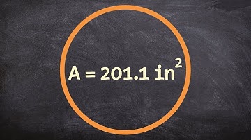 Given the area of a circle find the radius