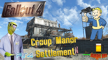 Fallout 4 - Perfect Settlements - Croup Manor Restoration