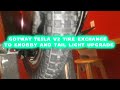 Gotway/Begode Tesla V2 Knobby tire upgrade and Brake light install.
