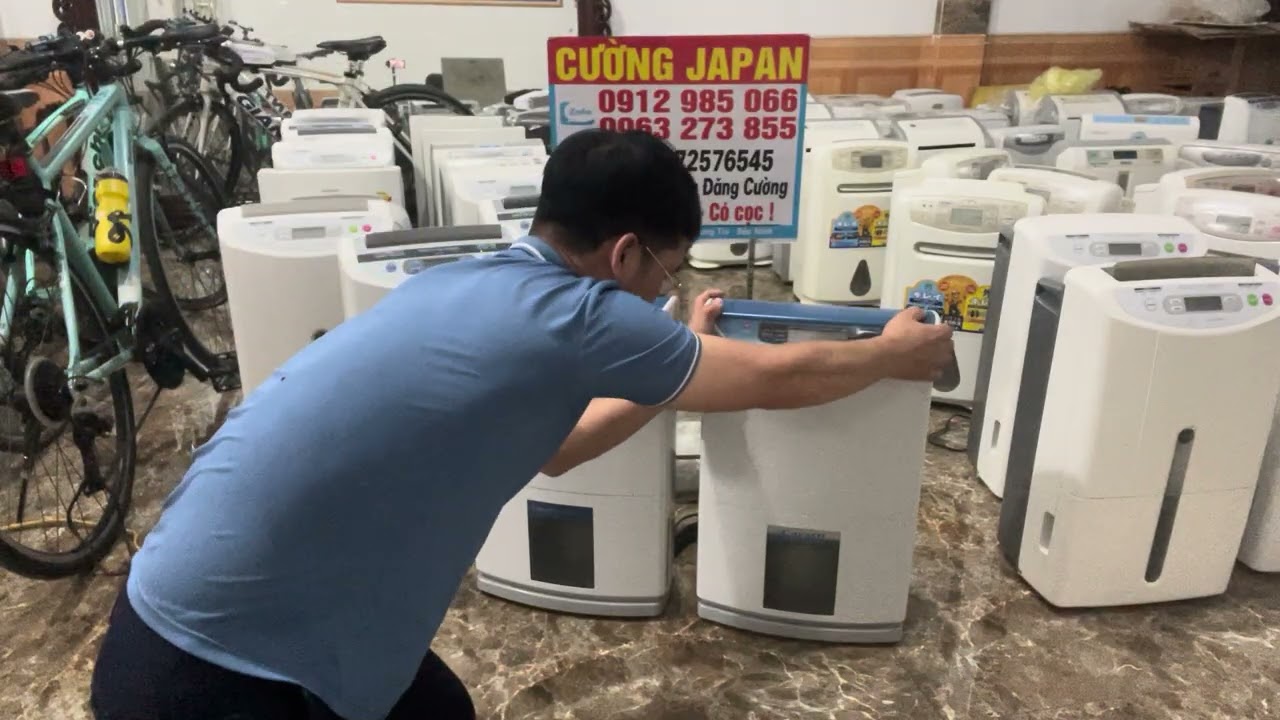 Hút ẩm nhật bãi DK (nationa) 20lít điện 220v háng đẹp