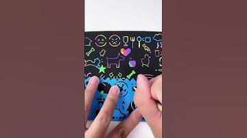 Cạo tranh nhiều màu #funnyvideo #funny