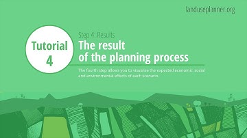 Step 4 - Land use Planner: The result of the planning process