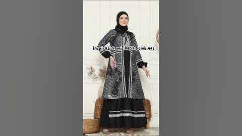 Thumbnail of Inspirasi Gamis Batik Kombinasi