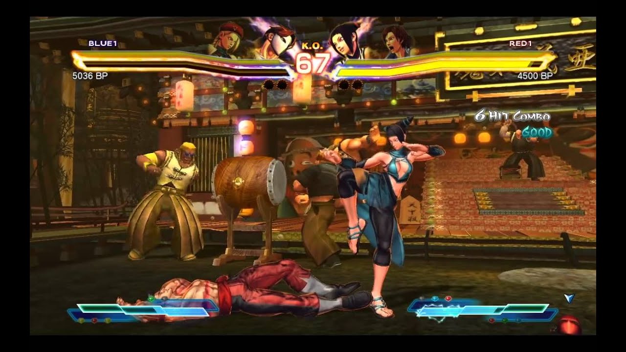 SFxT - Darkphyre ( Juri x Asuka ) Vs. TranceRaverKid78 ( Vega x Cammy ) - PSN - Endless
