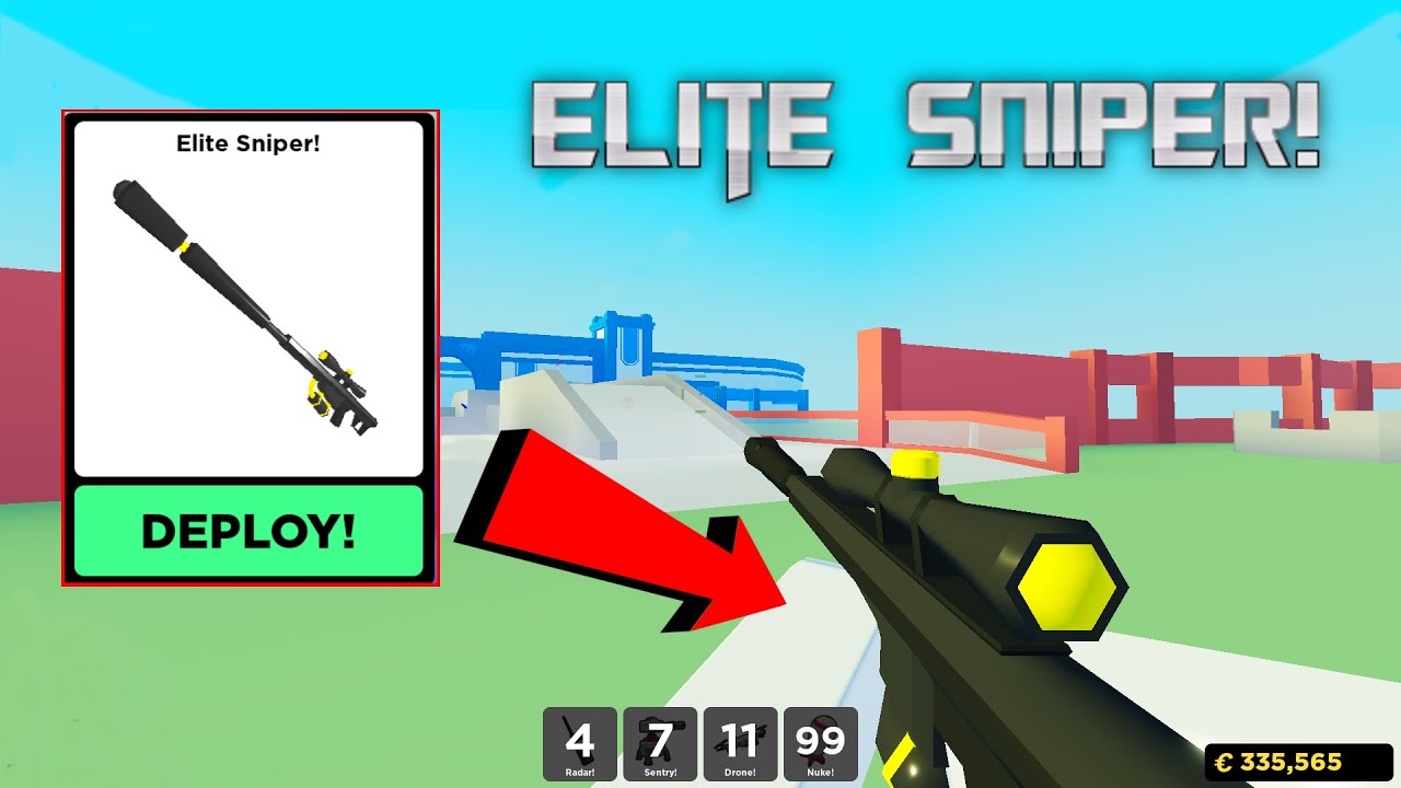 Elite Sniper In Big Paintball Roblox Free Nuke Youtube - sniper elite roblox