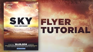 Photoshop Tutorial - Flyer (Party, Event, Club)