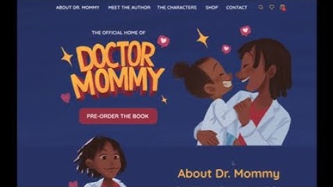 “Dr. Mommy” Landing Page - Video Prototype/Walkthrough