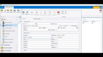 Accounting Training Video 4 - Auxiliary Accounts Creation - LIBRA ERP System