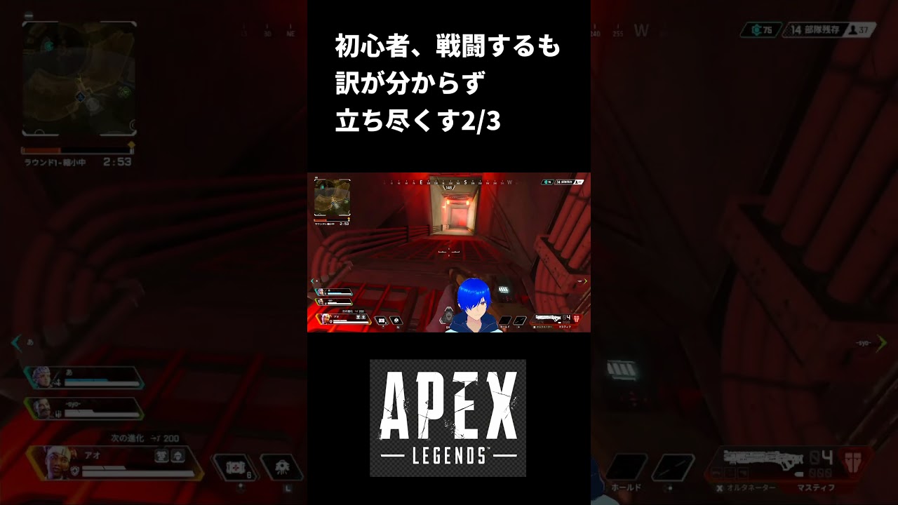 【Apex】初心者、バトルで立ち尽くす2/3 #apex #新人vtuber #個人vtuber #vtuber #エーペックスレジェンズ #エペ  #ゲーム実況者 #個人勢vtuber