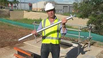 Nondrill Handrail System