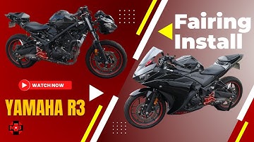 How to Install Yamaha R3 Fairings - Fairing Installation