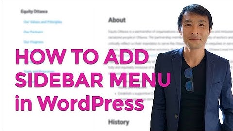 How to add sidebar menu to WordPress with Elementor (Ultimate add-on) and without Elementor plugin