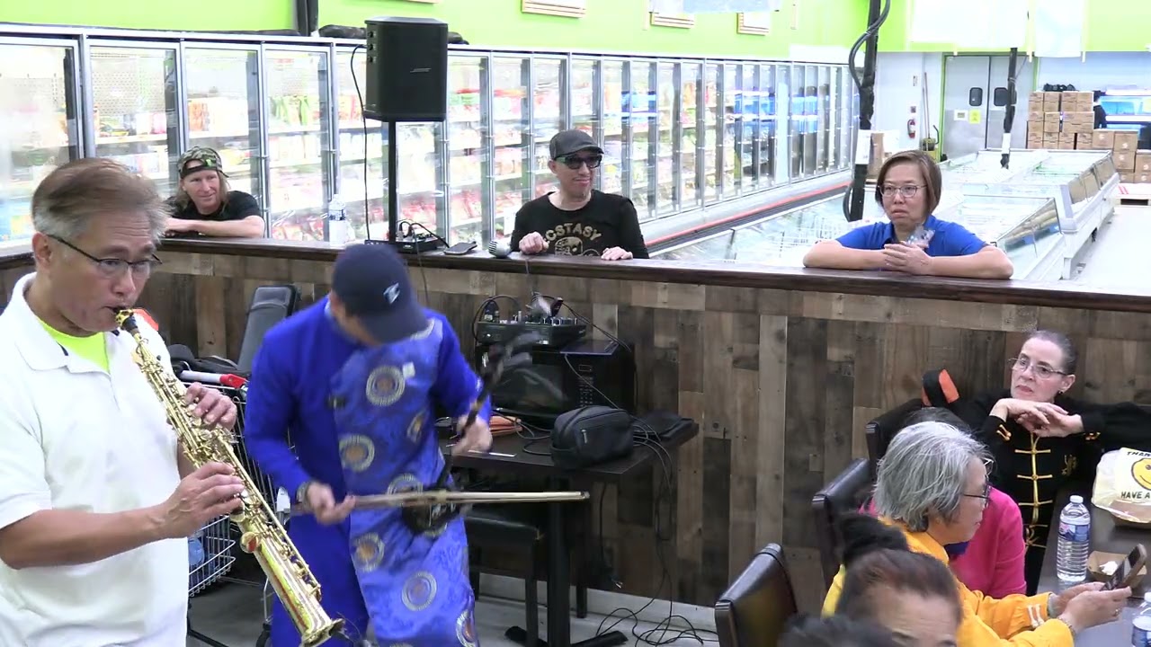 Music by Asian Beats at MEI's Supermarket Lunar New Year Celebration in Orlando, Fl. 15 Feb. 2026.