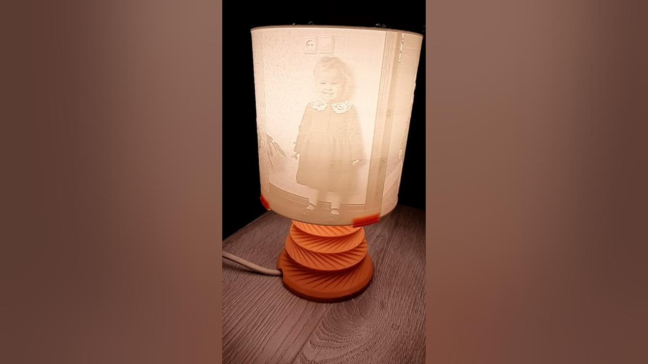 Lithophane lamp,Lampa zdjęcie litofan,Лампа фото литофан. - YouTube