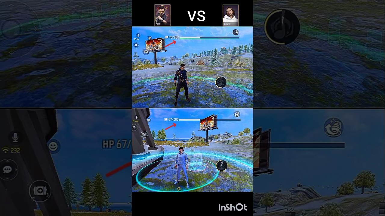 Alok vs Dimitri HP ability test 💯😱 
