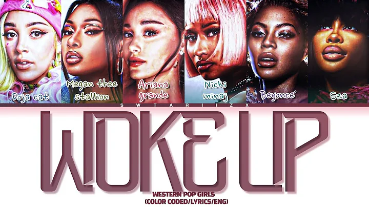 [AI COVER] WESTERN POP GIRLS 'WOKE UP' BY 'XG' LYRICS (COLOR CODED/LYRICS)