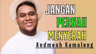 Jangan Pernah Menyerah  Voc Andmesh Kamaleng lirik