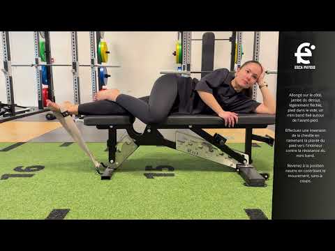 Side-Lying Mini Band Ankle Inversion