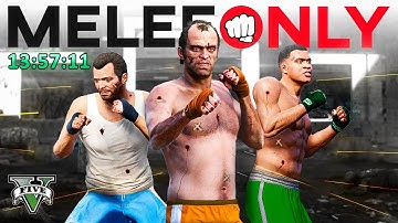 Can You Beat GTA V Using ONLY Melee? - Part 1