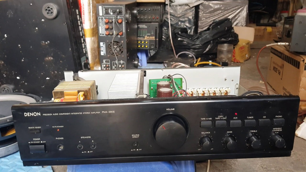 AMPLI DENON PMA 390II GIÁ 2TR5 || 0392861825 - YouTube