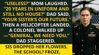 Family Called Me Useless at My Sister’s Graduation — Then the Helicopter Landed. Everyone Froze.