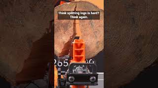 This Log Splitter Splits Wood in BOTH Directions?! #forestmaster #logsplitter #firewood